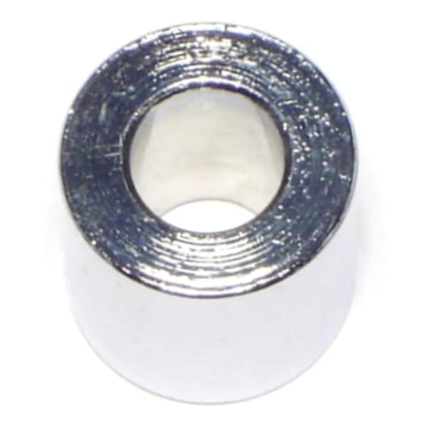 Midwest Fastener Round Spacer, Chrome Steel, 3/4 in Overall Lg, 3/8 in Inside Dia, 5 PK 74265 - main
